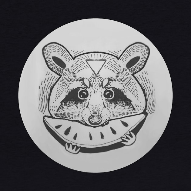 raccoon by Sovey_tattoo